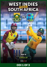 Cricket: South Africa VS West Indies – 1st ODI – Catch Up Cricket: South Africa VS West Indies – 1st ODI – Catch Up
