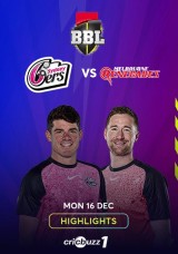 T20 - BBL - Sydney Sixers vs Melbourne Renegades - Highlights
