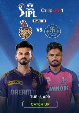Cricket: IPL - Kolkata Knight Riders vs Rajasthan Royals - Catch Up
