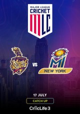 Major League Cricket: Los Angeles Knight Riders vs MI New York Catch Up Major League Cricket: Los Angeles Knight Riders vs MI New York Catch Up