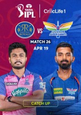Cricket: TATA IPL – Rajasthan Royals vs Lucknow Super Giants Catch Up