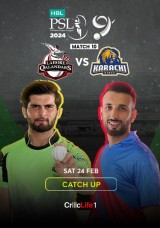 Cricket: Pakistan Super League – Lahore Qalandars vs Karachi Kings Catch up