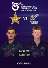 ICC U19 Cricket World Cup – Pakistan vs New Zealand Catch Up ICC U19 Cricket World Cup – Pakistan vs New Zealand Catch Up