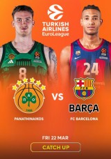 Watch EuroLeague Basketball – Panathinaikos vs FC Barcelona Catch up
