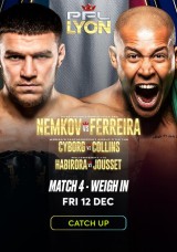 PFL Europe/Champions Series - Weigh-In - Match 4 - Catch Up PFL Europe/Champions Series - Weigh-In - Match 4 - Catch Up