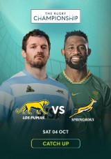 The Rugby Championship - Argentina vs South Africa - Catch Up The Rugby Championship - Argentina vs South Africa - Catch Up