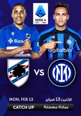 Serie A - Sampdoria VS Inter Milan Catch Up