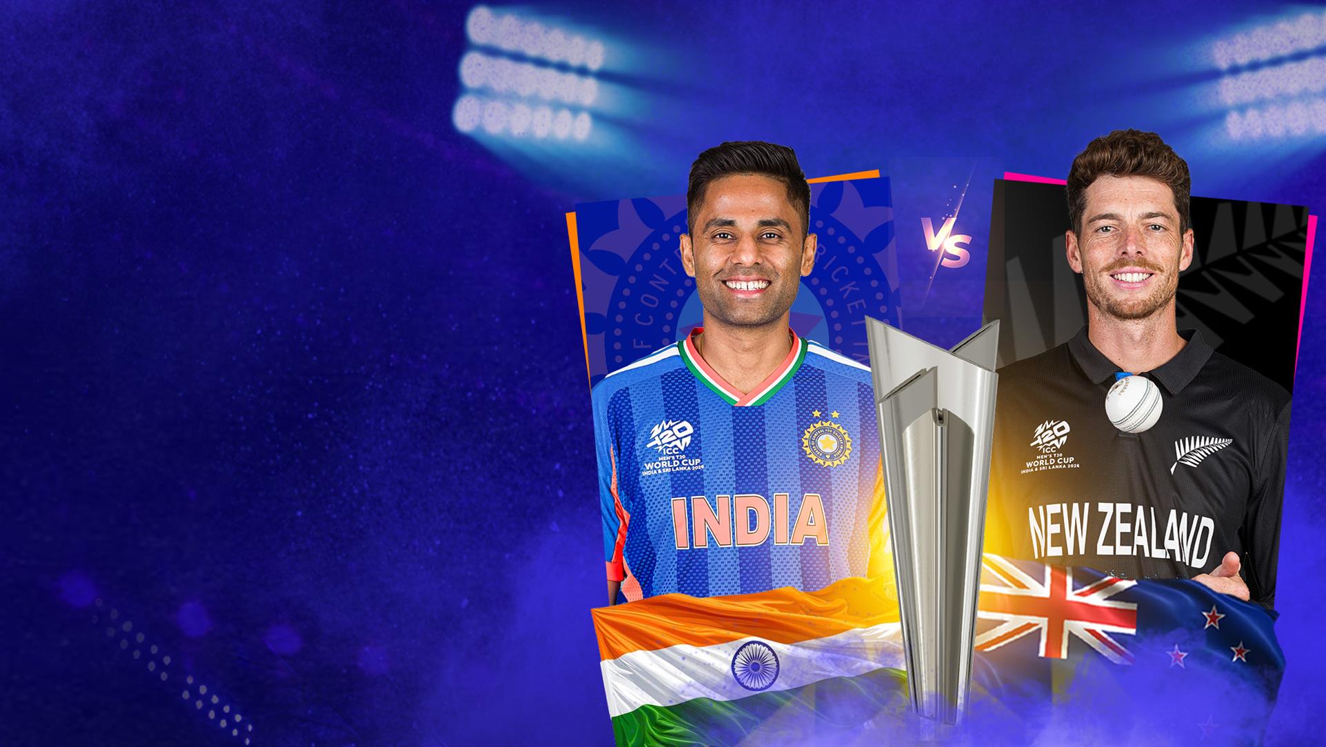 Watch ICC Men's T20 World Cup 2026 - Final - New Zealand vs India ...